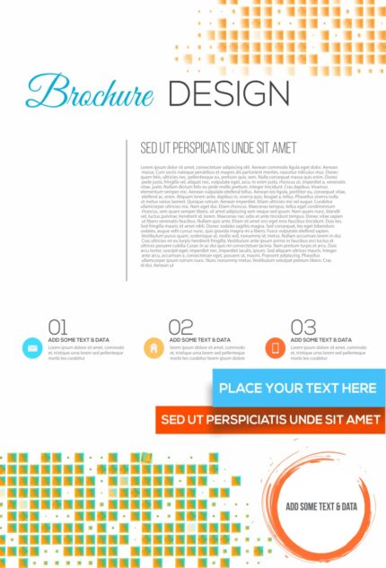 Structured Brochure Design Template – Modular Sections & Placeholder Text