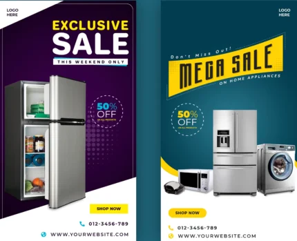 Super Sale on Home Appliances Banner - Shop Now at Thetanzify.com