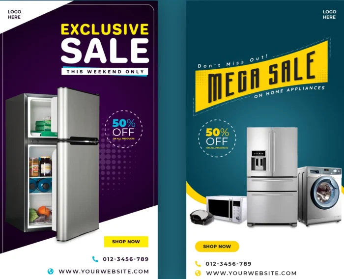 Super Sale on Home Appliances Banner - Shop Now at Thetanzify.com